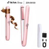 2-in-1 Cordless Hair Straightener And Curler Portable USB Rechargeable 430F Battery Life 40 Minutes Charging 4 Hours 2024 New...