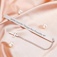 Christian Bookmark with Cross Charm, 1 Count Bible Verse Bookmark, Inspirational Gift Bookmark, Easter Gifts, Religious Gift ...