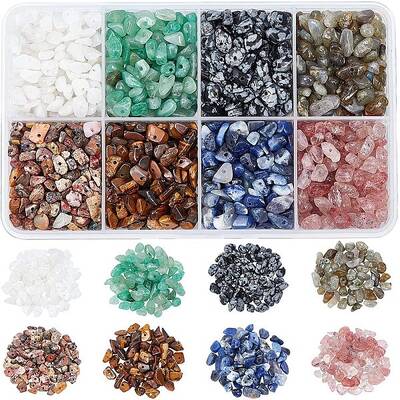 1 Box Natural Chip Gemstone Beads