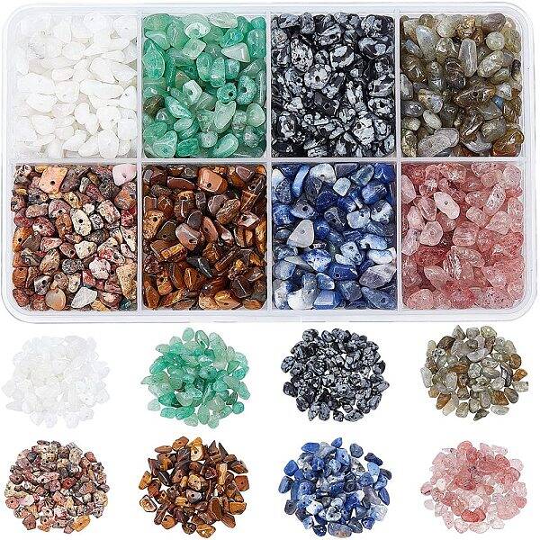 1 Box Natural Chip Gemstone Beads
