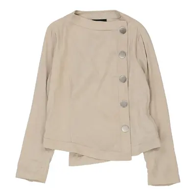 Giorgio Armani Jacket - Large Cream Linen Blend | Size: large