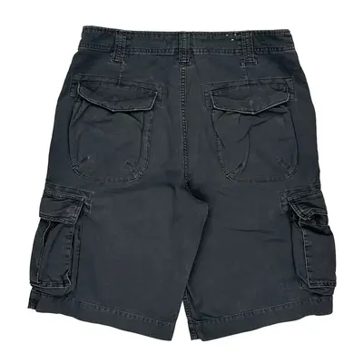 Cargo Supply Cargo Cargo Shorts - 36W 11L Black Cotton | Size: 36″ waist