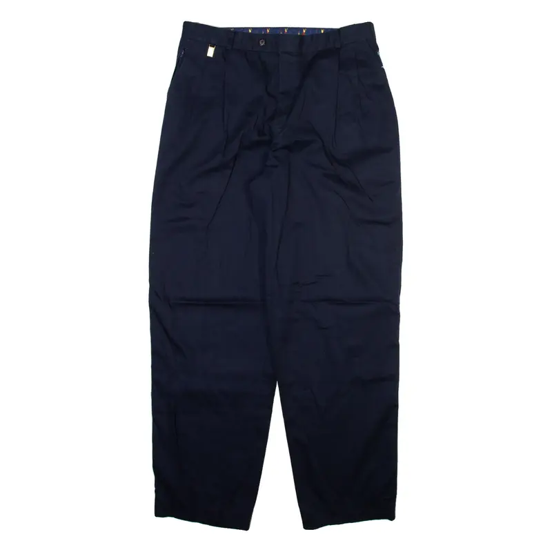 ADIDAS Mens Trousers Blue Relaxed Straight W30 L30