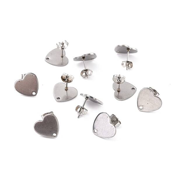 Non-Tarnish 304 Stainless Steel Stud Earring Findings