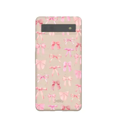 Seashell Rosy Bows Google Pixel 6a Case