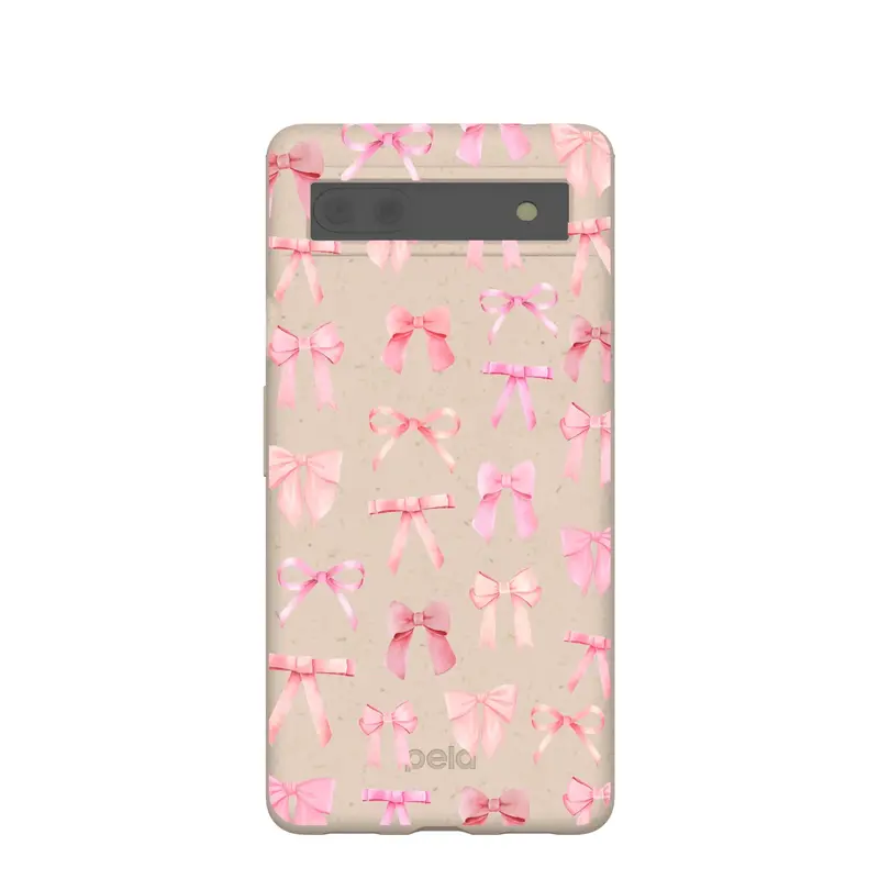 Seashell Rosy Bows Google Pixel 6a Case
