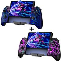 2pcs Hall Effect Switch Controller Wireless for Nintendo Switch/OLED, One-Piece Switch Joypad - Macro, Adjustable RGB Light, ...