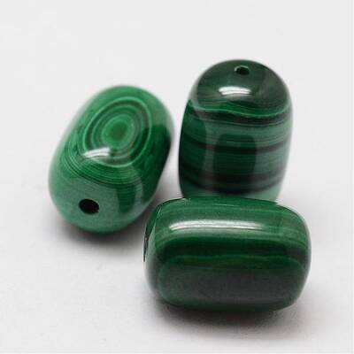 Wax Gourd Natural Malachite Beads