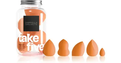 Gabriella Salvete Take Five Orange Face Applicator Set