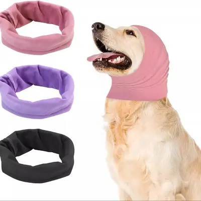 Pet Ear Cover, 1 Count Soft & Comfortable Pet Ear Cover, Noise Reduction Pet Ear Cover, Grooming Accessories Tools  for Dogs ...