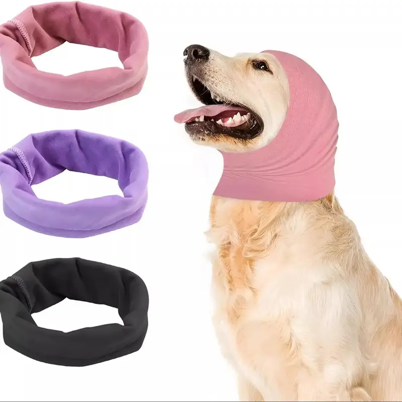 Pet Ear Cover, 1 Count Soft & Comfortable Pet Ear Cover, Noise Reduction Pet Ear Cover, Grooming Accessories Tools  for Dogs ...