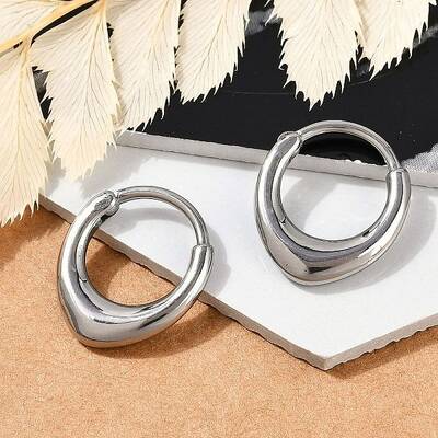 316 Surgical Stainless Steel Hoop Earrings