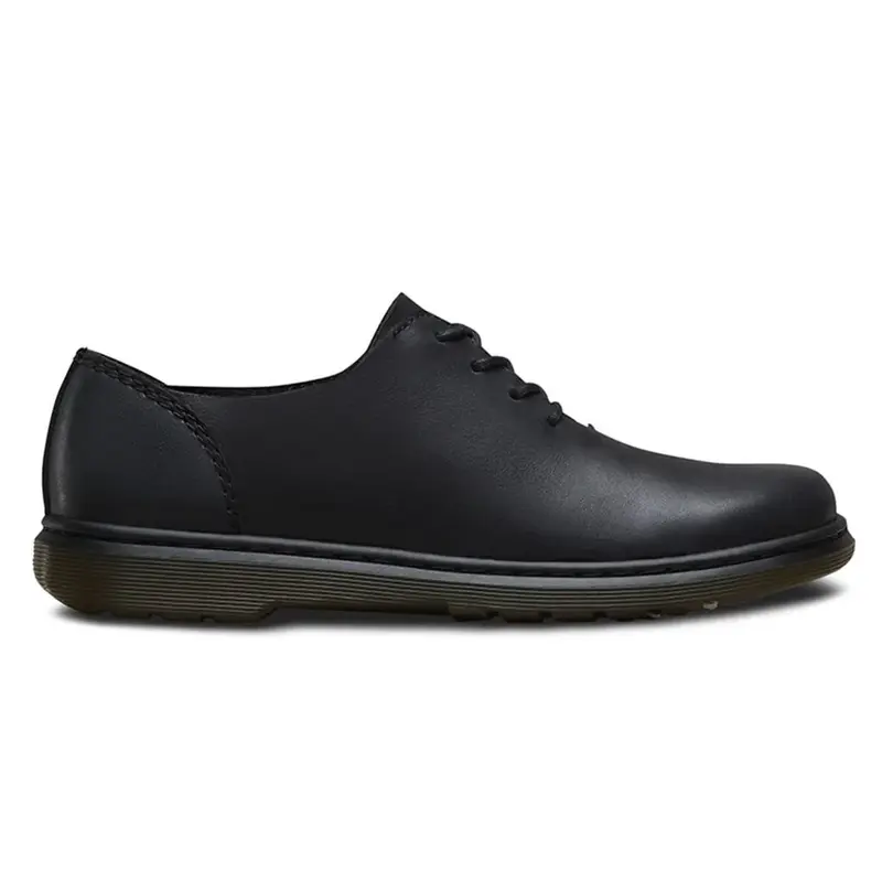 Dr. Martens Lorrie Polished Oily Illusion Leather Women's  Shoes - Black - Size:US 8.5 Women
