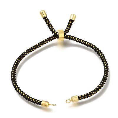 Braided Cotton Cord Slider Bracelet Making