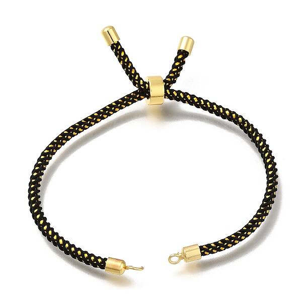 Braided Cotton Cord Slider Bracelet Making