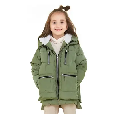 Orolay Kid's Down Jacket Hooded Quilted Puffer Jacket, Extreme Cold Resistant Waterproof Warm Jacket Classic Winter Coat