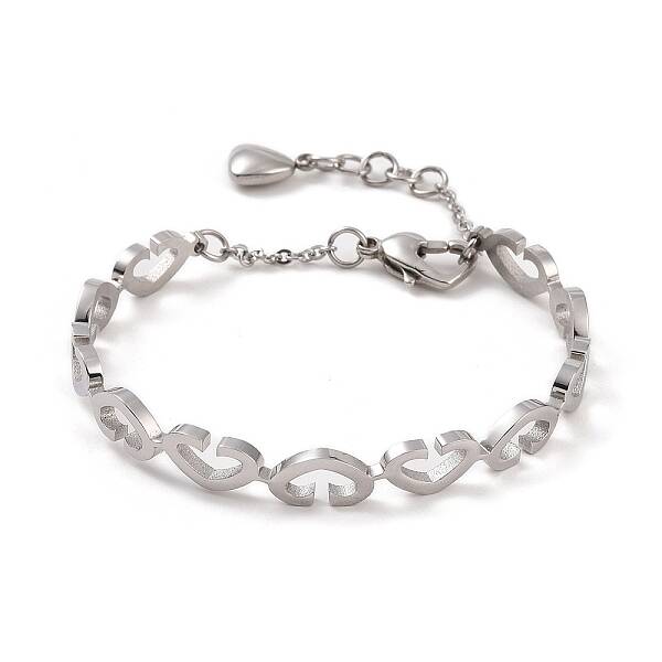 Tarnish Resistant 304 Stainless Steel Bangles with Safety Chains