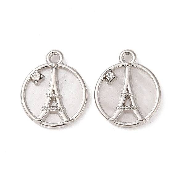 Alloy Acrylic Pendants