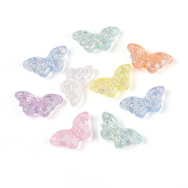 UV Plating Transparent Acrylic Beads