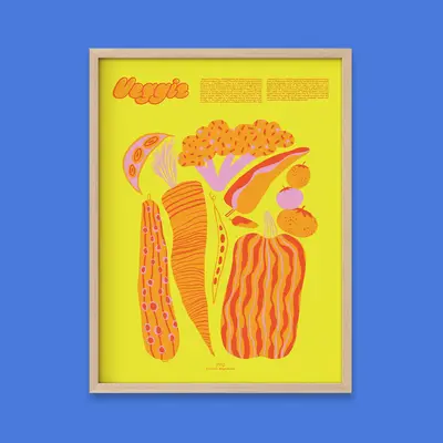 Veggie Fun Facts Print