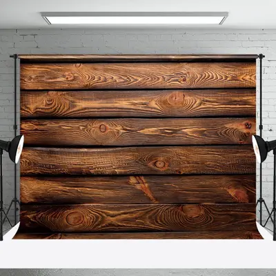 Classic Wood Grain Portrait Photography Backdrop - Aperturee