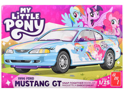 Skill 2 Model Kit 1996 Ford Mustang GT My Little Pony 1/25 Scale Model by AMT