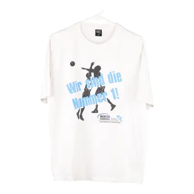 Sg T-Shirt - Large White Cotton