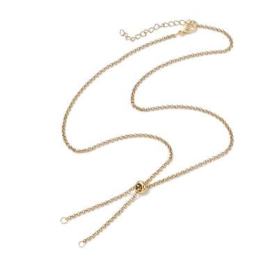 304 Stainless Steel Slider Necklace Makings