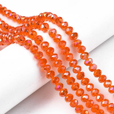 Electroplate Glass Beads Strands