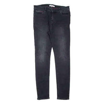 TOMMY HILFIGER Mens Jeans Black Regular Straight W34 L34
