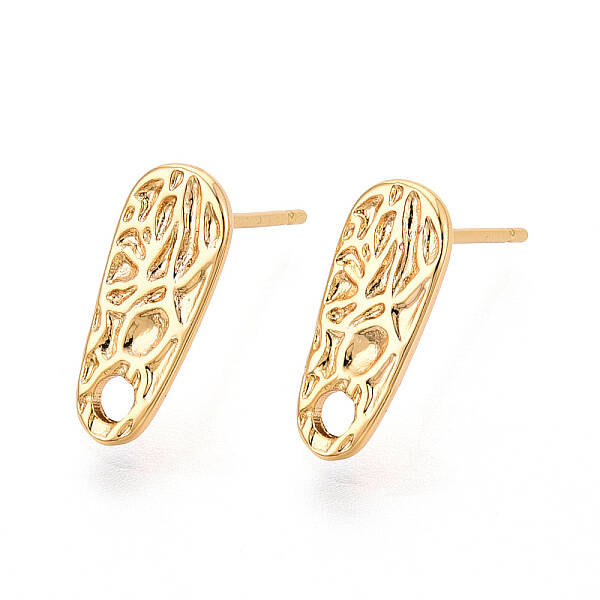 Brass Stud Earring Findings