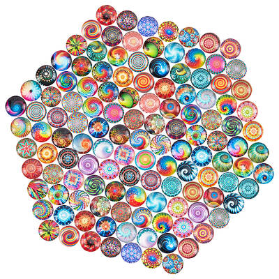Flatback Glass Cabochons for DIY Projects