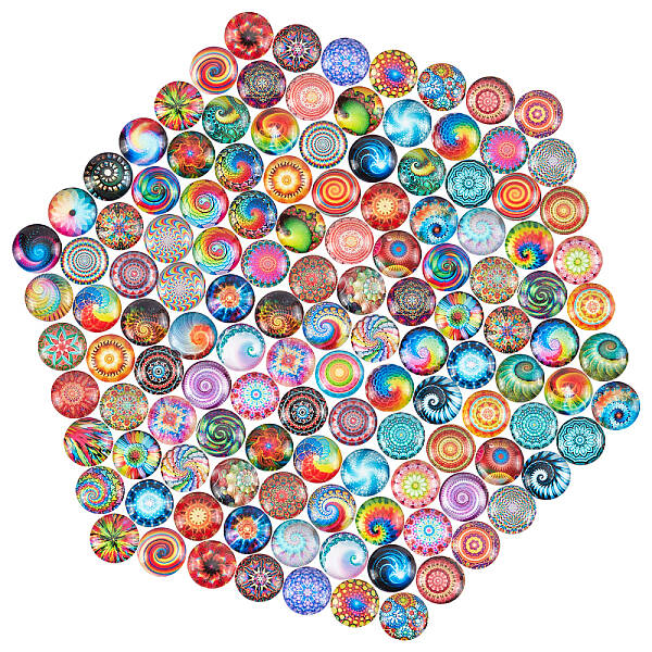 Flatback Glass Cabochons for DIY Projects