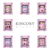 [ Kincory Beauty ] K1 - K14 Handmade Press on Nails Coffin Almond bubble bath luxury Creative design Medium Hand drawn False ...