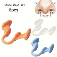 Silicone Anti Snoring Nose Clip, 6 Counts/set Comfortable Professional Anti Snoring Equipment, Suitable for Adult Heads 22.05...