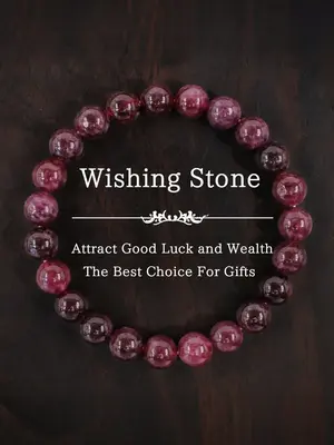 Garnet Stone Beaded Bracelet, Fashionable and Versatile Design Suitable for Wearing at Any Time, Gift for Friends