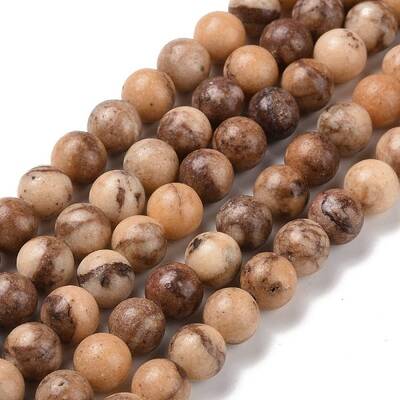Natural Orange Calcite Beads Strands