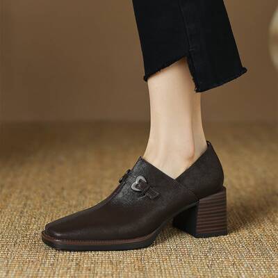 CHIKO Karrah Square Toe Block Heels Ankle Boots