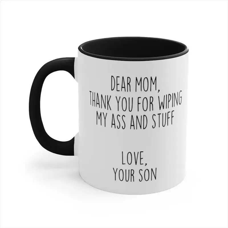Funny Mom Coffee Mug - Mom Christmas Gift Idea - Best Mother's Day Gift - Mom Present From Son - Birthday Gift - 11oz Ceramic...