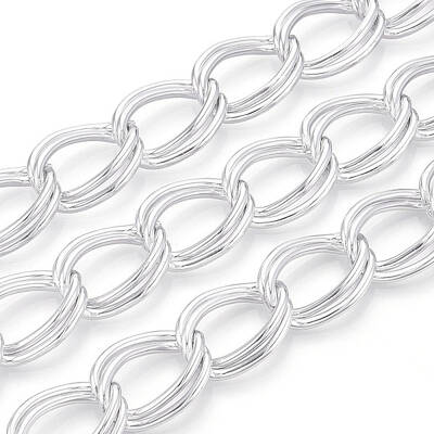 Aluminium Double Curb Chains