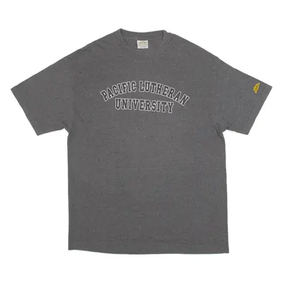 TCV APPAREL Pacific Lutheran University Mens T-Shirt Grey USA XL