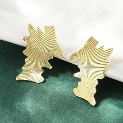 Brass Stud Earrings
