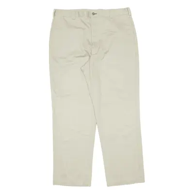 TOMMY HILFIGER Chino Trousers Beige Regular Straight Mens W36 L30