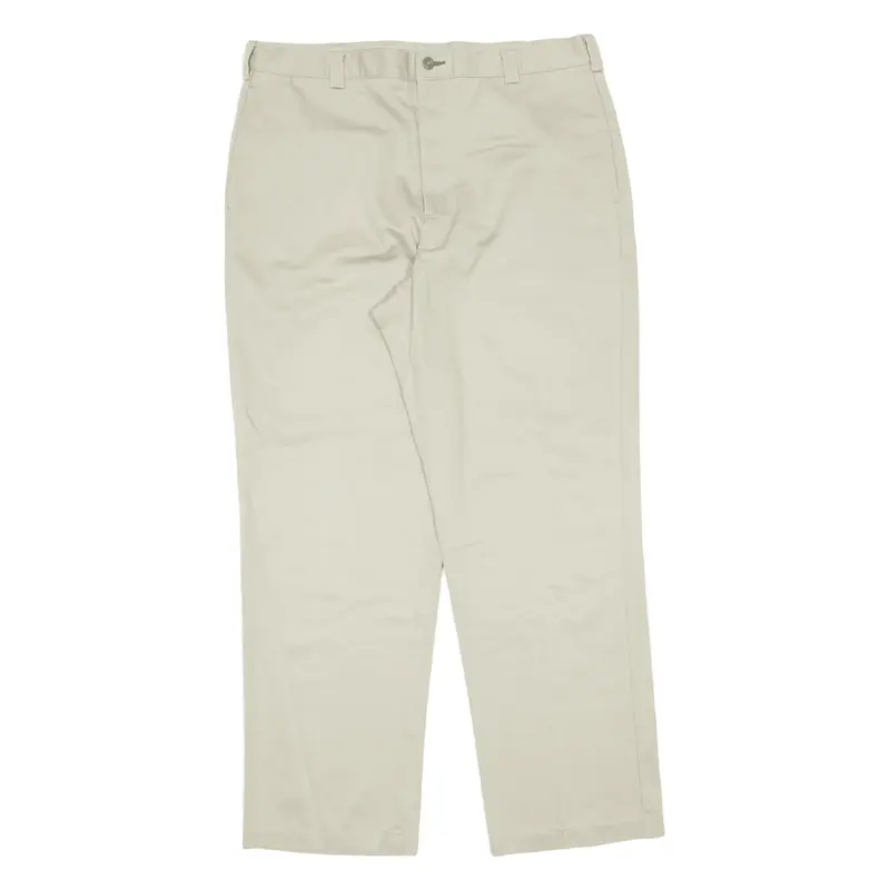 TOMMY HILFIGER Chino Trousers Beige Regular Straight Mens W36 L30