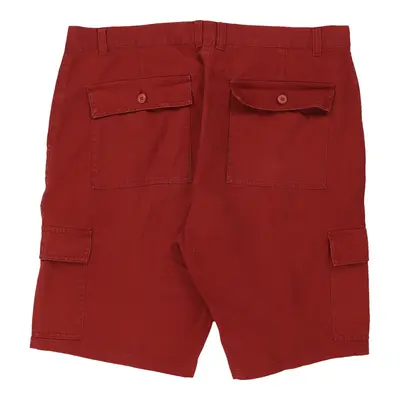 Tatuaggio Cargo Shorts - 40W 10L Red Cotton