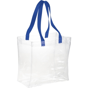 100 Custom Rally Clear Stadium Tote - NFL Compliant & PVC