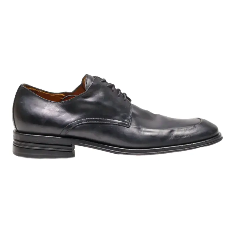 KENNETH COLE Derby Shoes Black Leather Mens UK 11