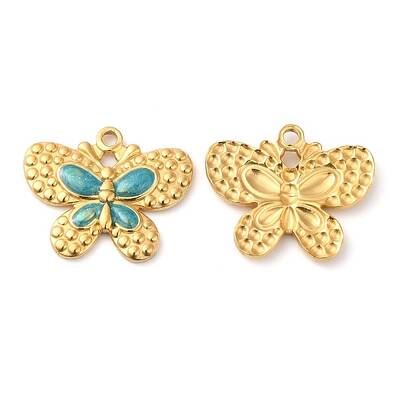 304 Stainless Steel Enamel Pendants