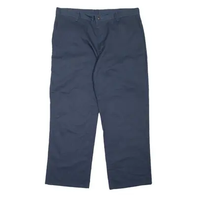 DICKIES Workwear Mens Trousers Blue Loose Straight W38 L29
