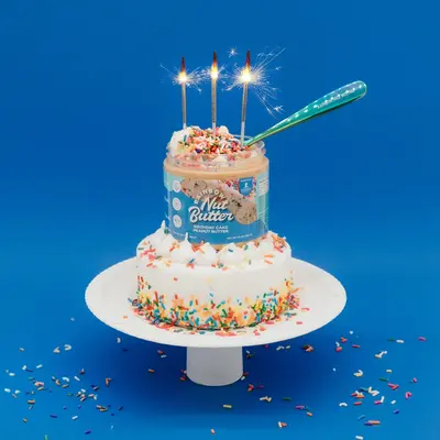 Birthday Cake Peanut Butter White Chocolate Dessert Sweet Snack  THIS ITEM WILL ARRIVE MELTED! ALL OF THE CHOCOLATE WILL MELT...